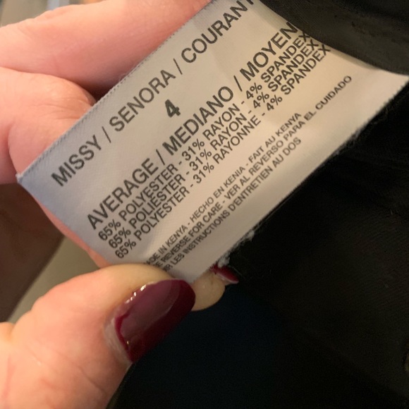 Nine West Black Bootcut Work Pants - Picture 6 of 6